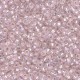 Miyuki rocailles kralen 11/0 - Pink transparent silver lined 11-22